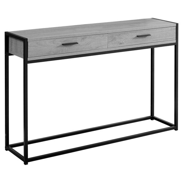 Adair Gray 12-Inch Console Table, image 1